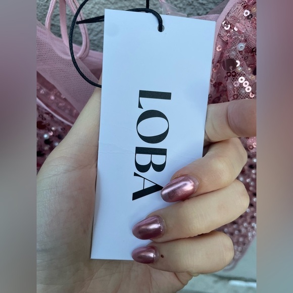 Revolve X Loba Raquel Mini Dress in Pastel Pink New With Tags! - Picture 5 of 8